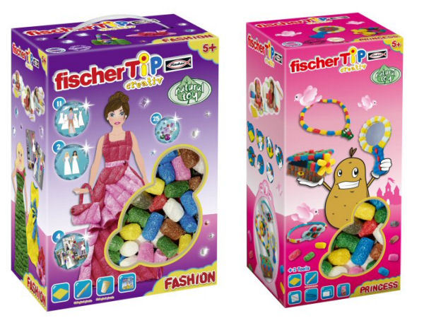 fischerTiP Princess Rucksack Kreativ & Bastelmaterial Prinzessin Kinderspielzeug 