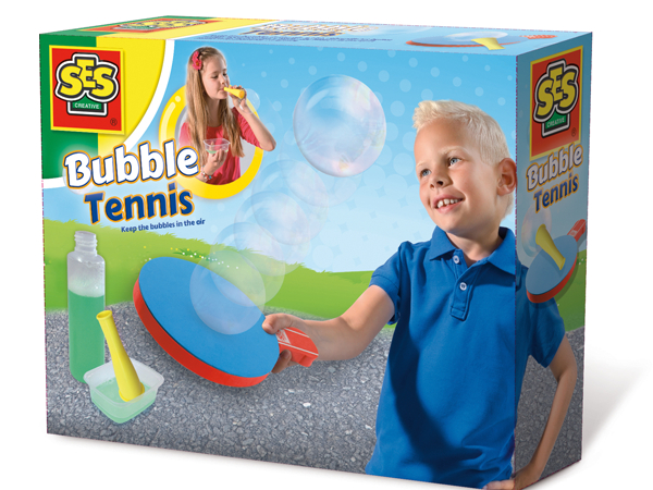 Bubble Tennis - Halte die Blasen in der Luft