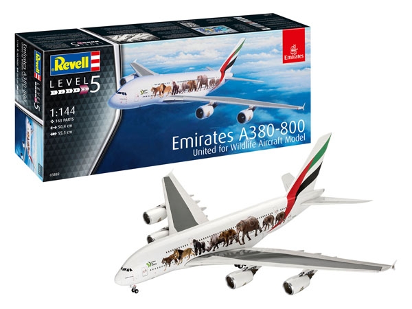 Revell 03882 - Airbus A380-800 Emirates "Wildlife"