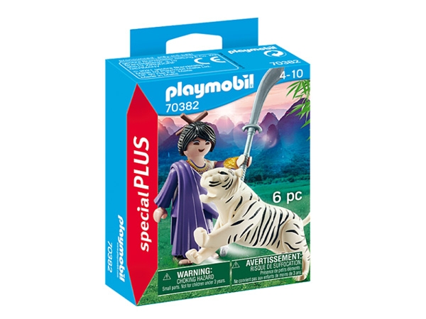 PLAYMOBIL 70382 - Asiakämpferin mit Tiger