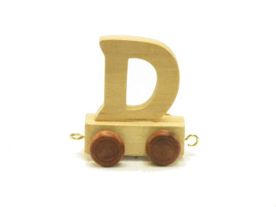 Holz-Buchstabenzug D