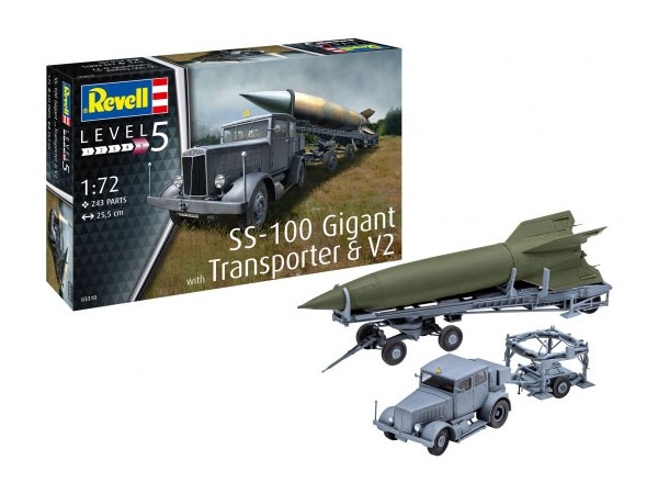 Revell 03310 - SS-100 Gigant + Transporter + V2