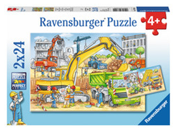 Ravensburger 078004 - Viel zu tun auf der Baustelle