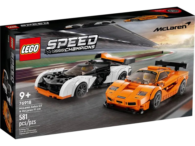 LEGO 76918 - Speed Champions McLaren Solus GT & McLaren F1 LM