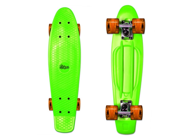 Authentic Skateboard fun - grün transparent