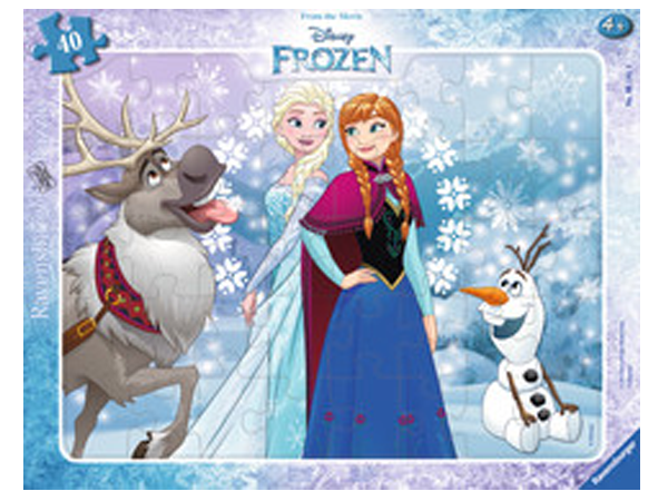 Rahmenpuzzle - DFZ: Anna und Elsa