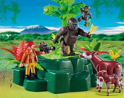 PLAYMOBIL®5273 - WWF-Zoologin bei Okapis und Gorillas