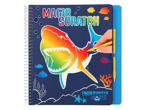Dino World Magic Scratch Book  UNDERWATER