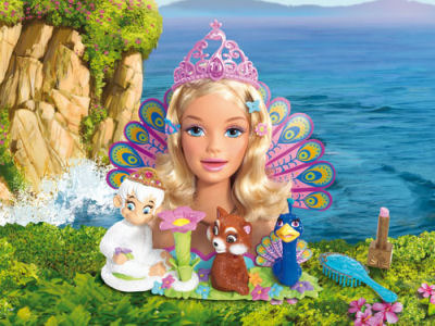 Barbie Prinzessinnen - Sing und Frisurenkopf