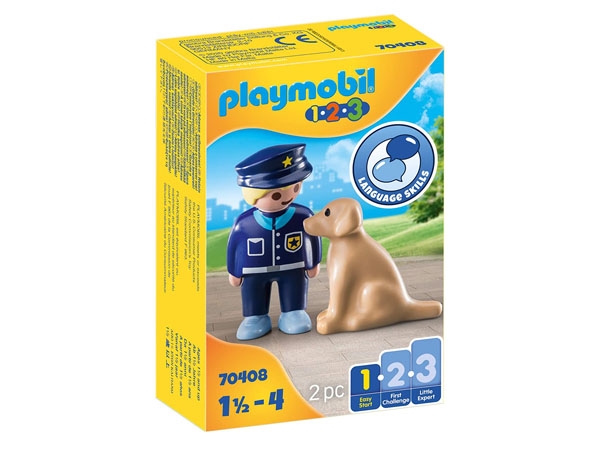 PLAYMOBIL 70408 - Polizist mit Hund