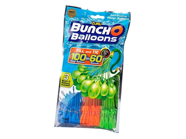 Bunch-O-Ballons Wasserbomben blau/rot/gelb