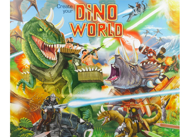 Dinosaurier Stickerworld Malbuch