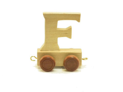 Holz-Buchstabenzug F