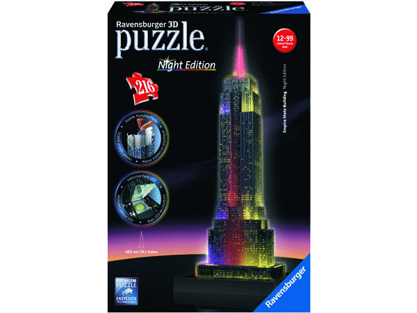 3D Puzzle - Empire State Building bei Nacht