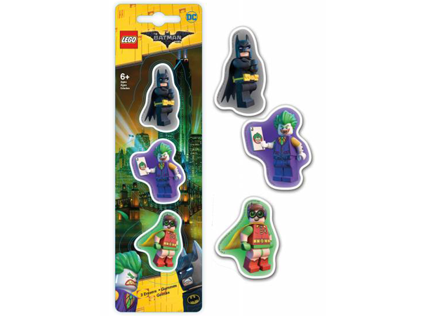 LEGO® Batman Movie Radierer, 3er Pack