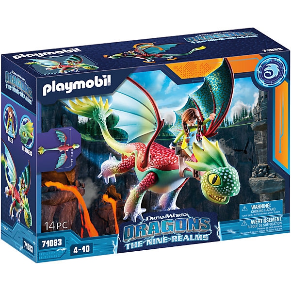 PLAYMOBIL 71083 - Dragons: The Nine Realms - Feathers & Alex