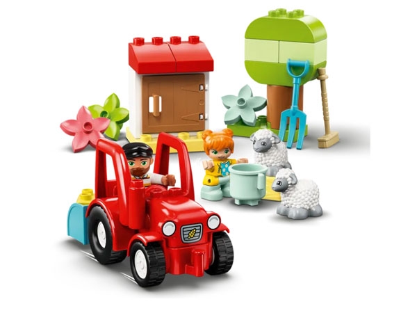 Traktor und Tierpflege