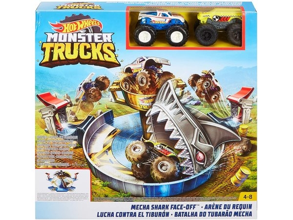 Hot Wheels Monster Trucks - Hai Arena Spielset