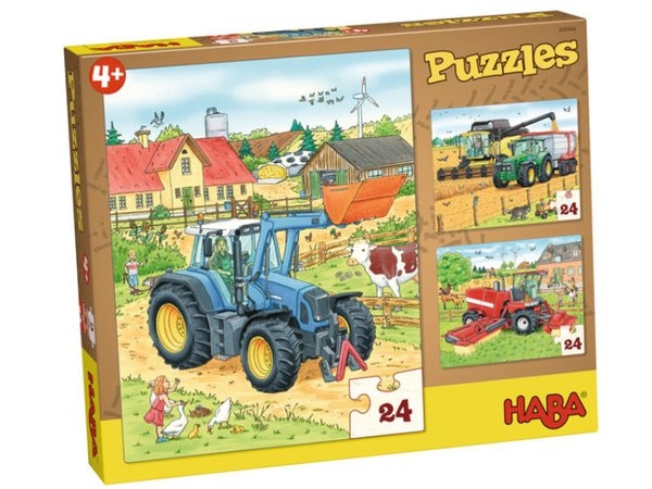 HABA 300444 - Puzzles Traktor und Co.