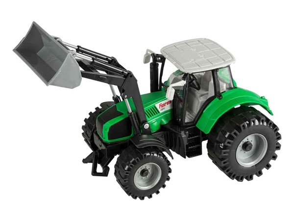 Traktor Frontlader grün mit Schwungradantrieb