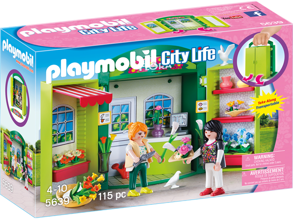 PLAYMOBIL® 5639 - Aufklapp-Spiel-Box "Blumenladen"