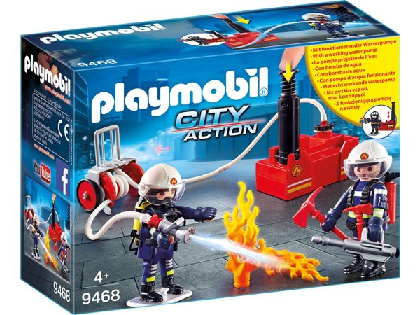 Playmobil ® 9468 - Feuerwehrmänner mit Löschpumpe