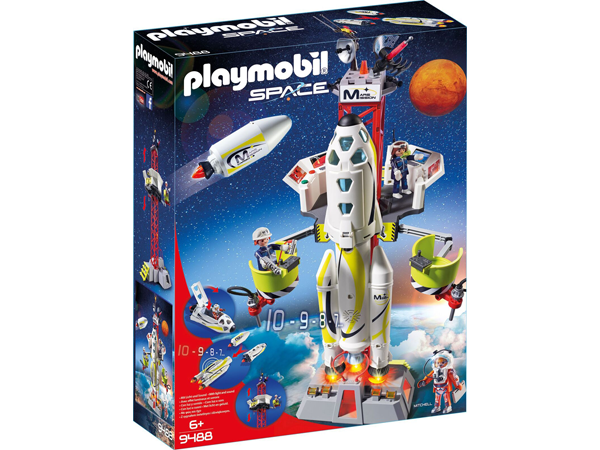 PLAYMOBIL® 9488 - Mars-Rakete mit Startrampe