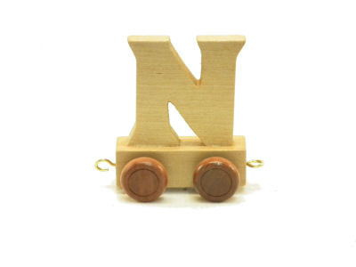 Holz-Buchstabenzug N
