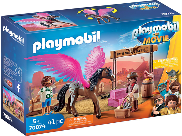 PLAYMOBIL® 70074 - PLAYMOBIL:THE MOVIE Marla, Del und Pferd mit Flügeln